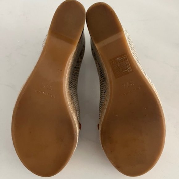 Tory Burch Sally Snake Print Wedge - Picture 6 of 6
